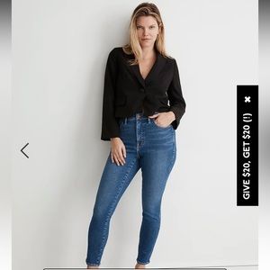 Madewell Curvy High Rise Skinny Jeans